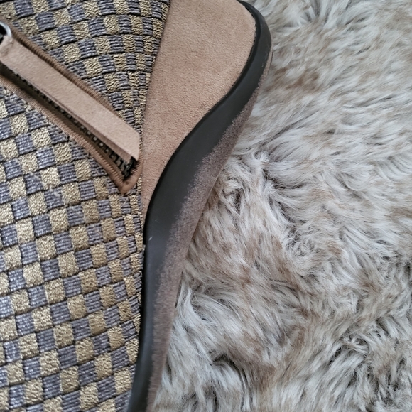 Zee Alexis Hand-Woven Ankle Booties Wedge Shoes Size 39 - Picture 7 of 8